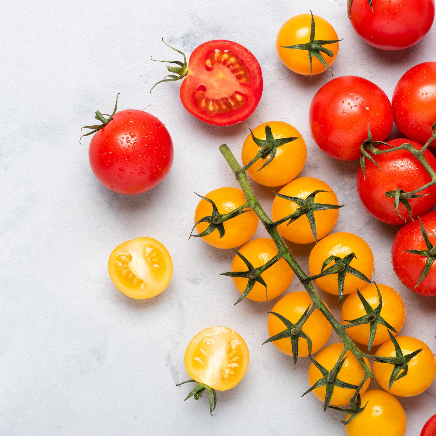 rode en gele tomaten mix