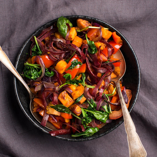 Mengsel met zoete aardappelen