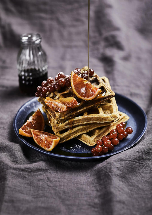Wafels met karnemelk en kaneel