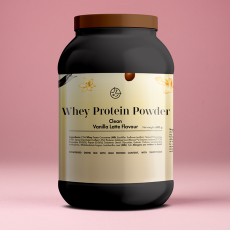 Weiproteïne met vanille latte smaak ☕